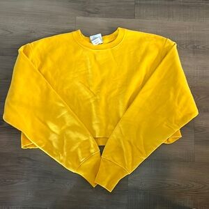 Gold Champion Crop Crewneck